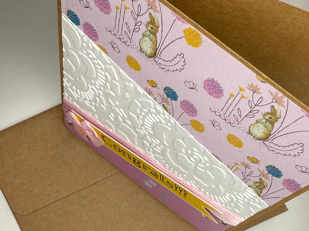 Handmade Baby Shower Card | Congratulations Card