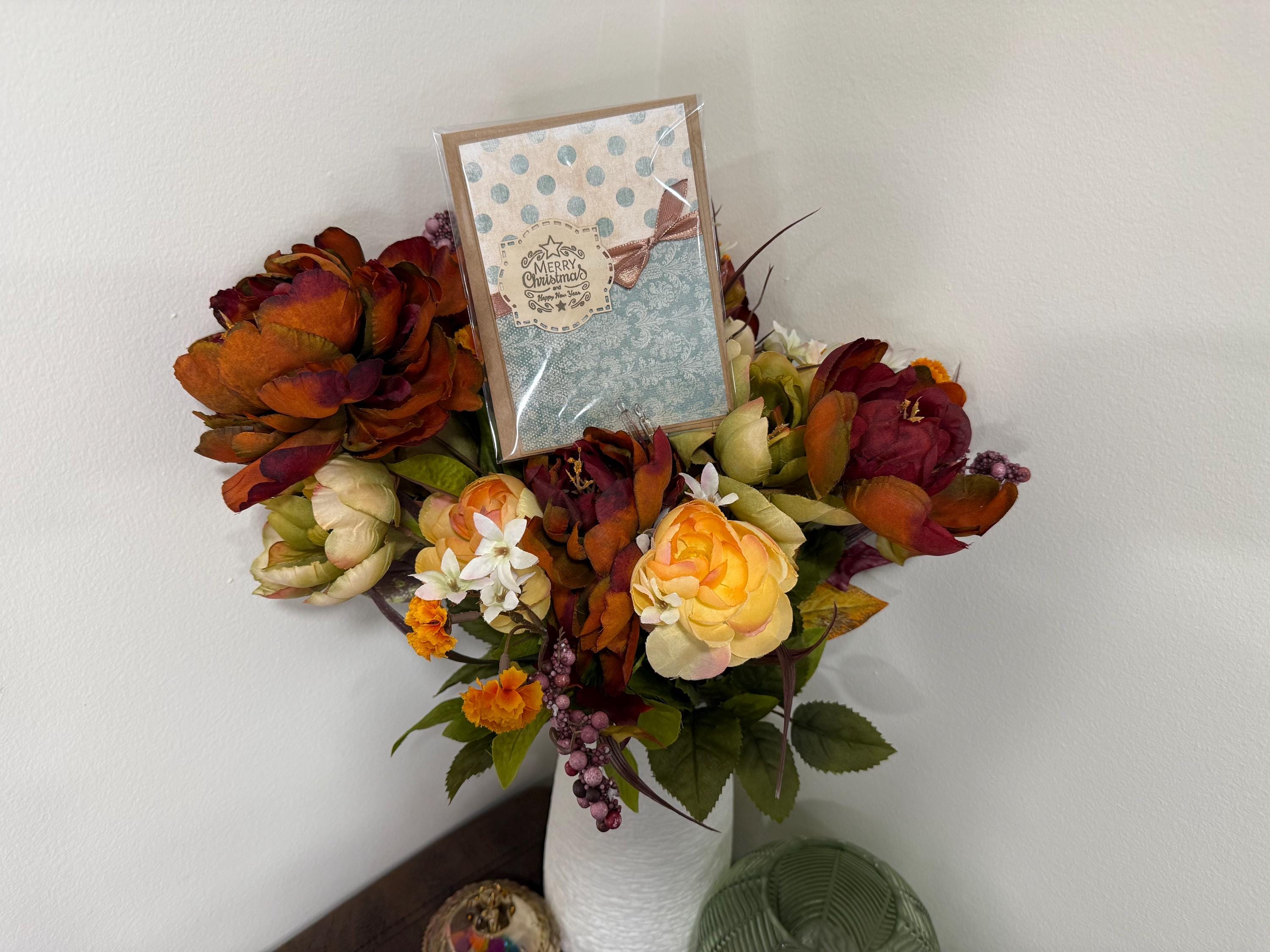 Vintage Christmas Card | Handmade Rustic Christmas Greeting