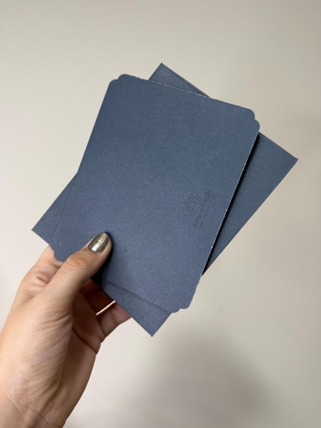 Handmade Glitter Thank You Card – For Him