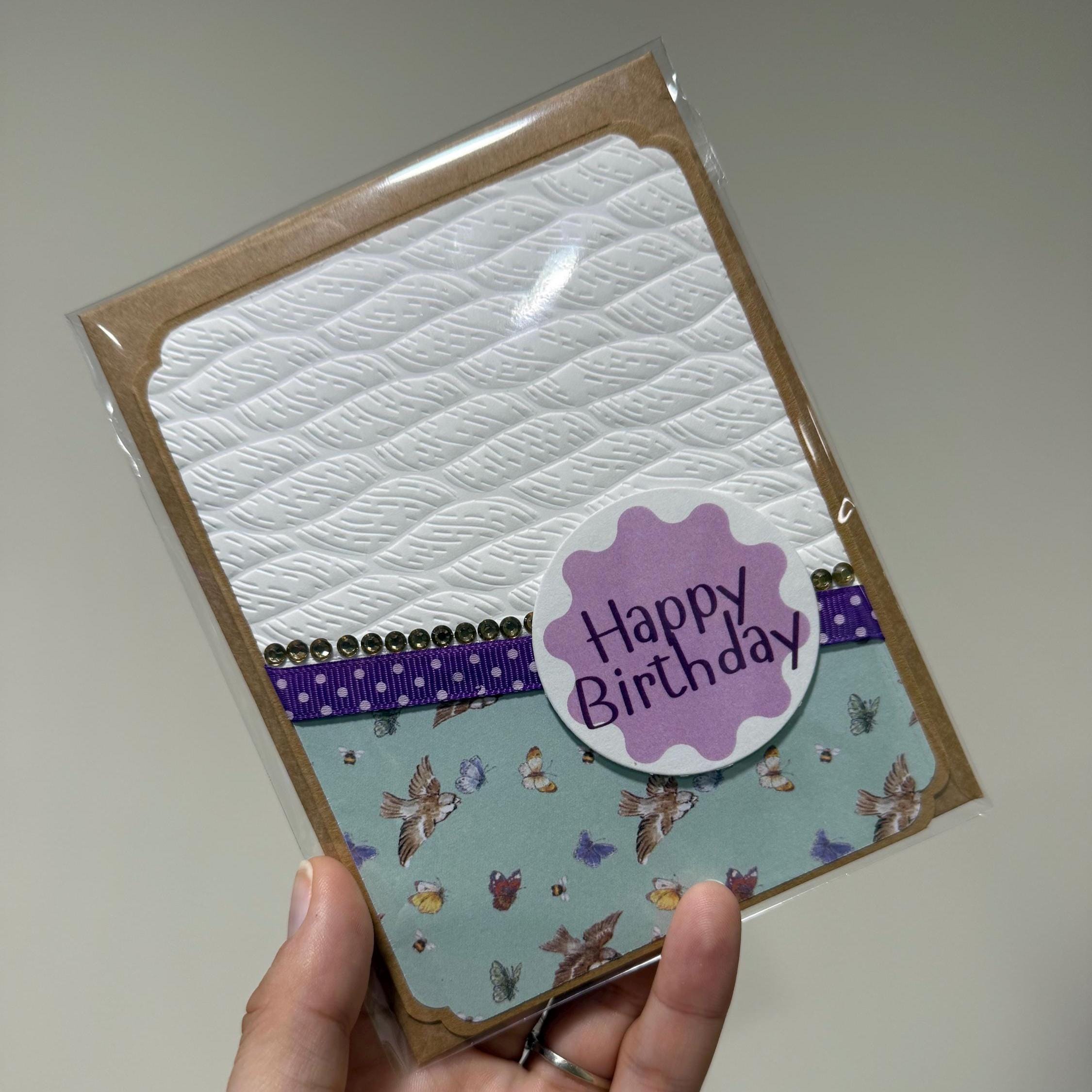 Handmade Birthday Card Set of 5 | Assorted Greeting Card Pack