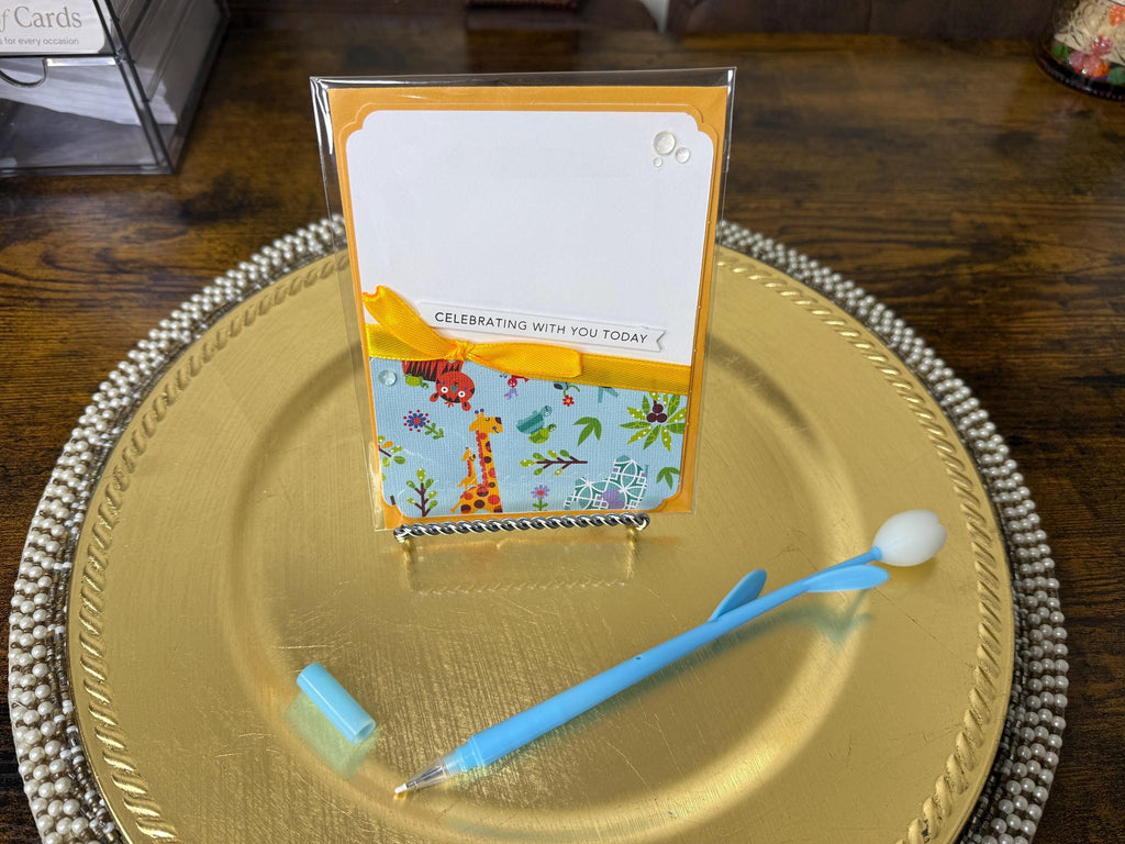 Welcome Little One | Handmade New Baby Greeting Card