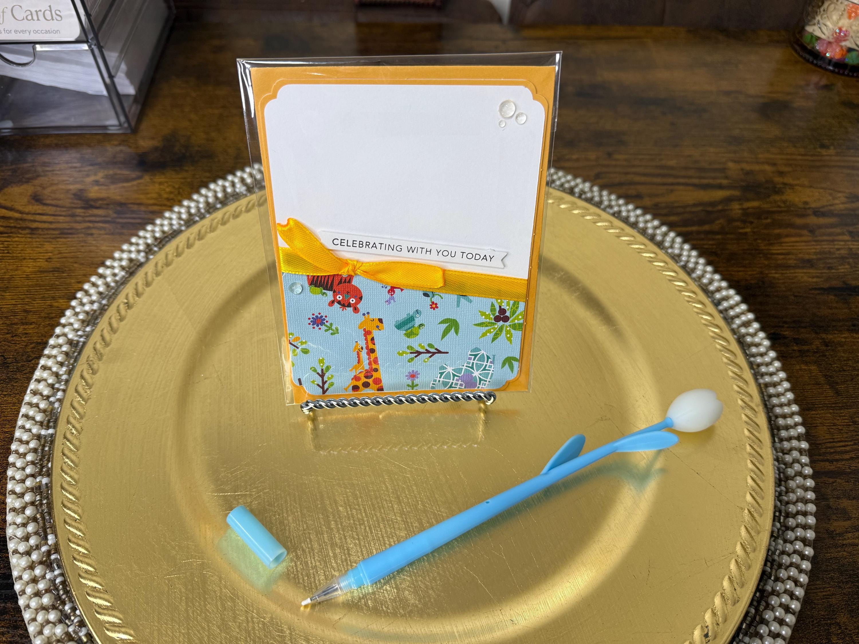 Welcome Little One | Handmade New Baby Greeting Card