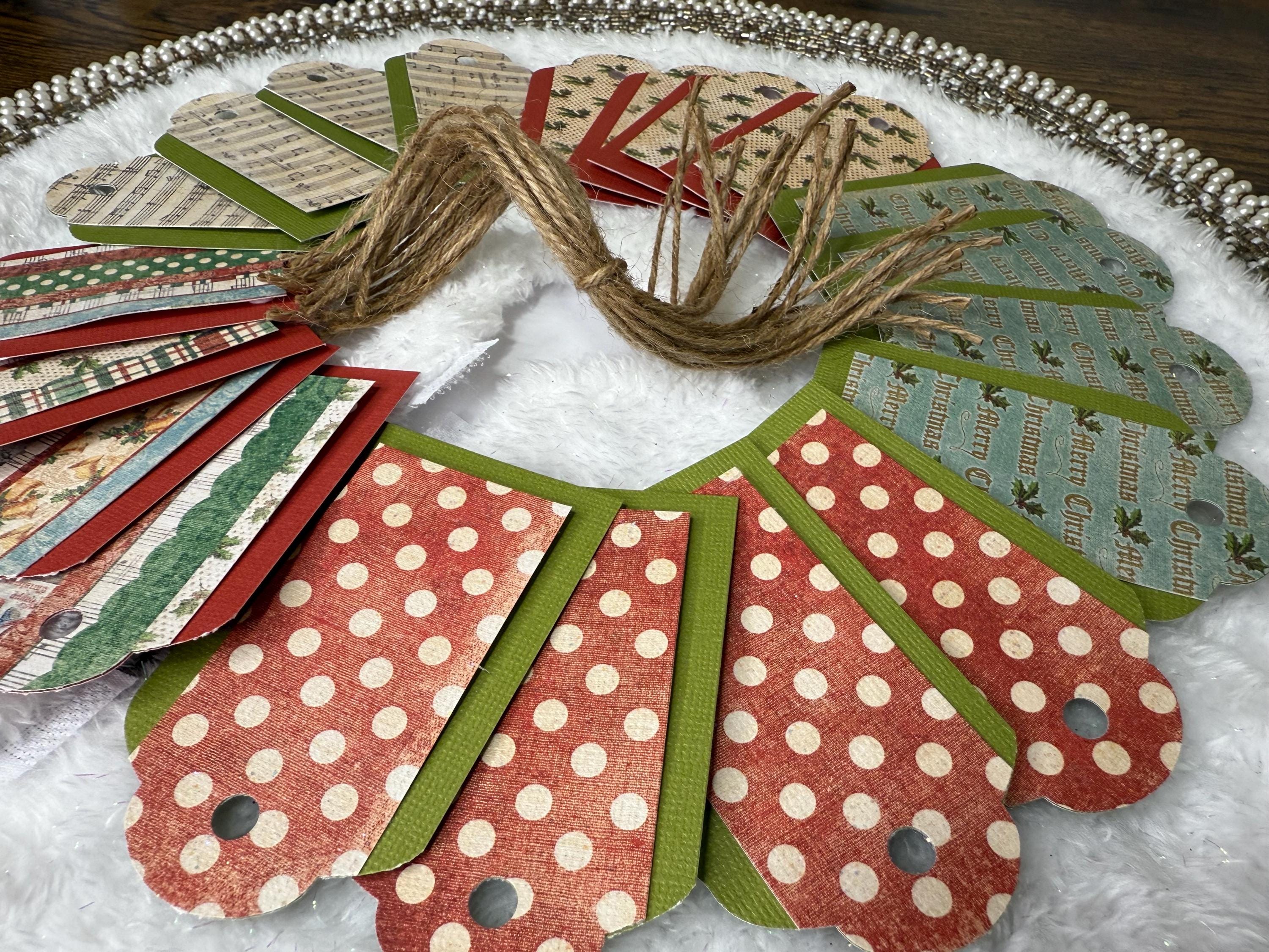 Classic Christmas Gift Tag 20 Pack | Handmade  Holiday Labels