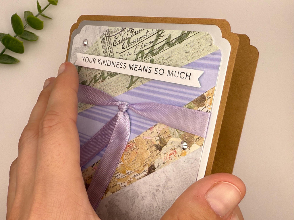 Your Kindness Means So Much | Handmade Greeting Card