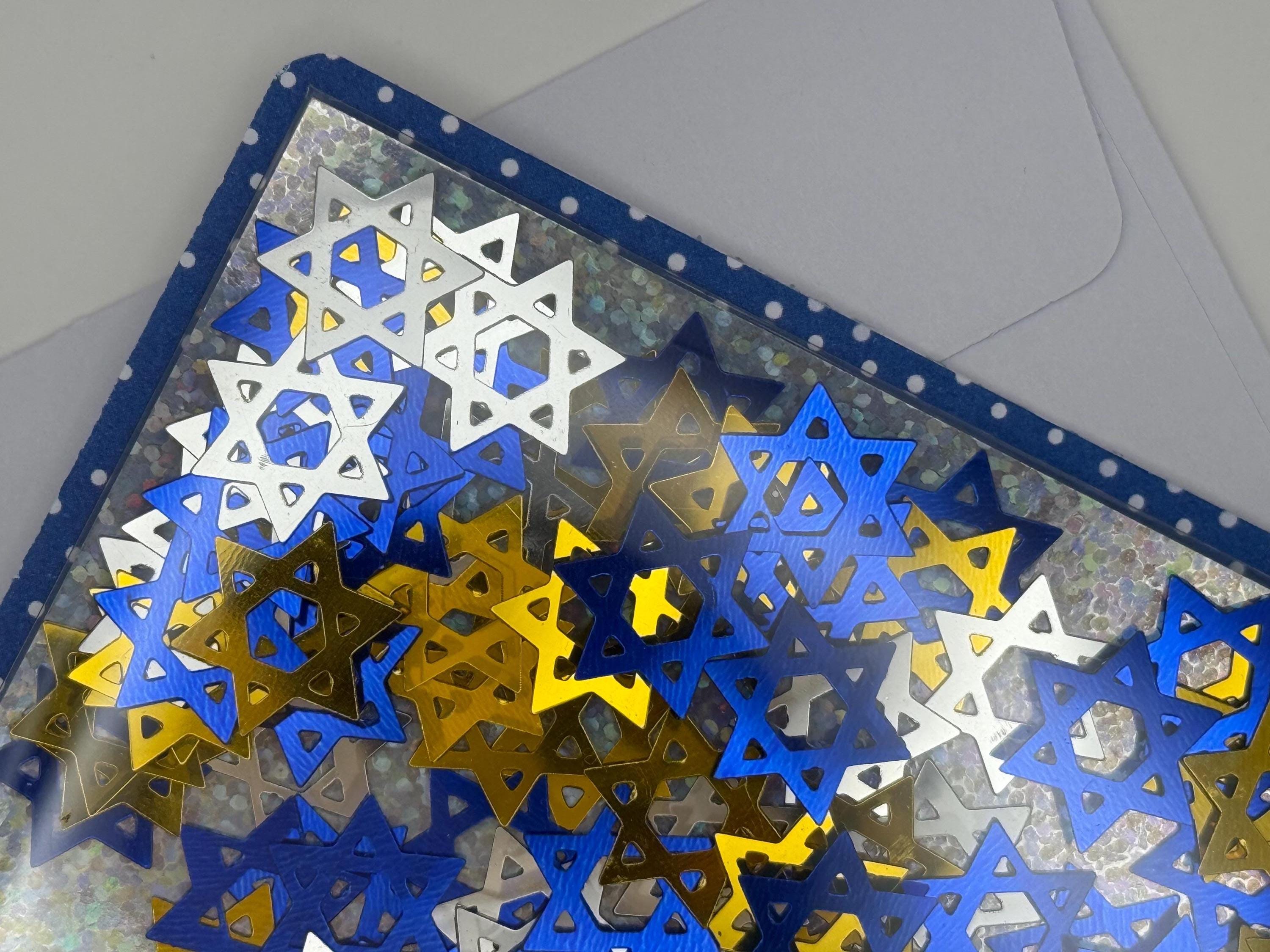 Star of David Shaker Card | Handmade Hannukah Cards