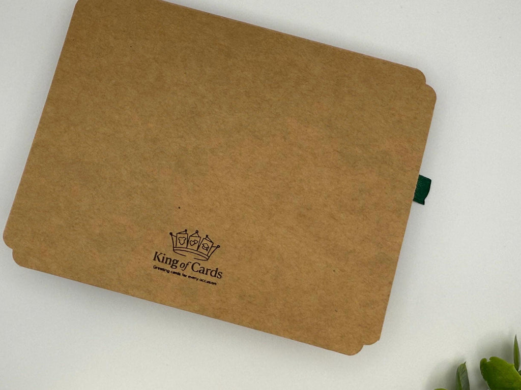 Handmade Happy Holidays Card | Rustic Patchwork Christmas Card