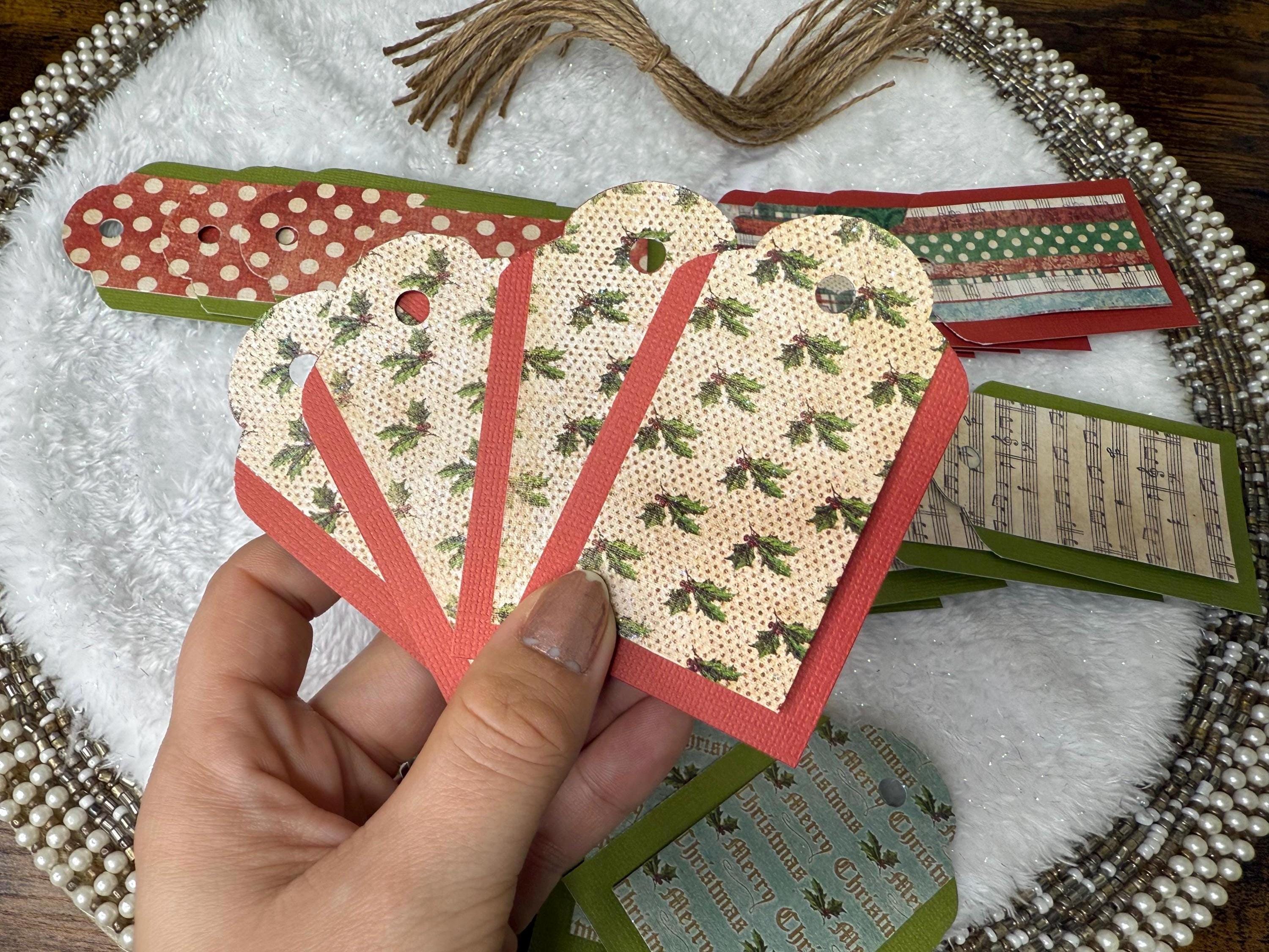 Classic Christmas Gift Tag 20 Pack | Handmade  Holiday Labels