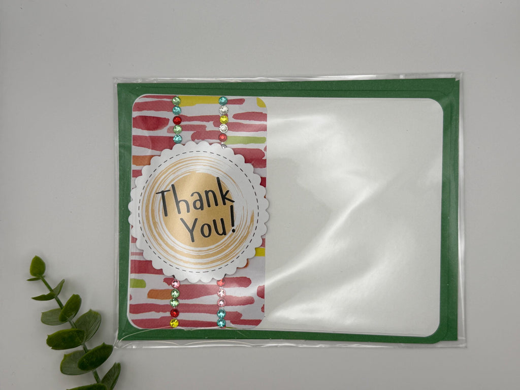Rainbow Thank You Cards | Set of 5 Handmade Cards