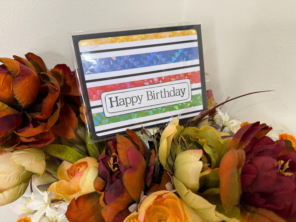Holographic Happy Birthday Card | Handmade for Him Card