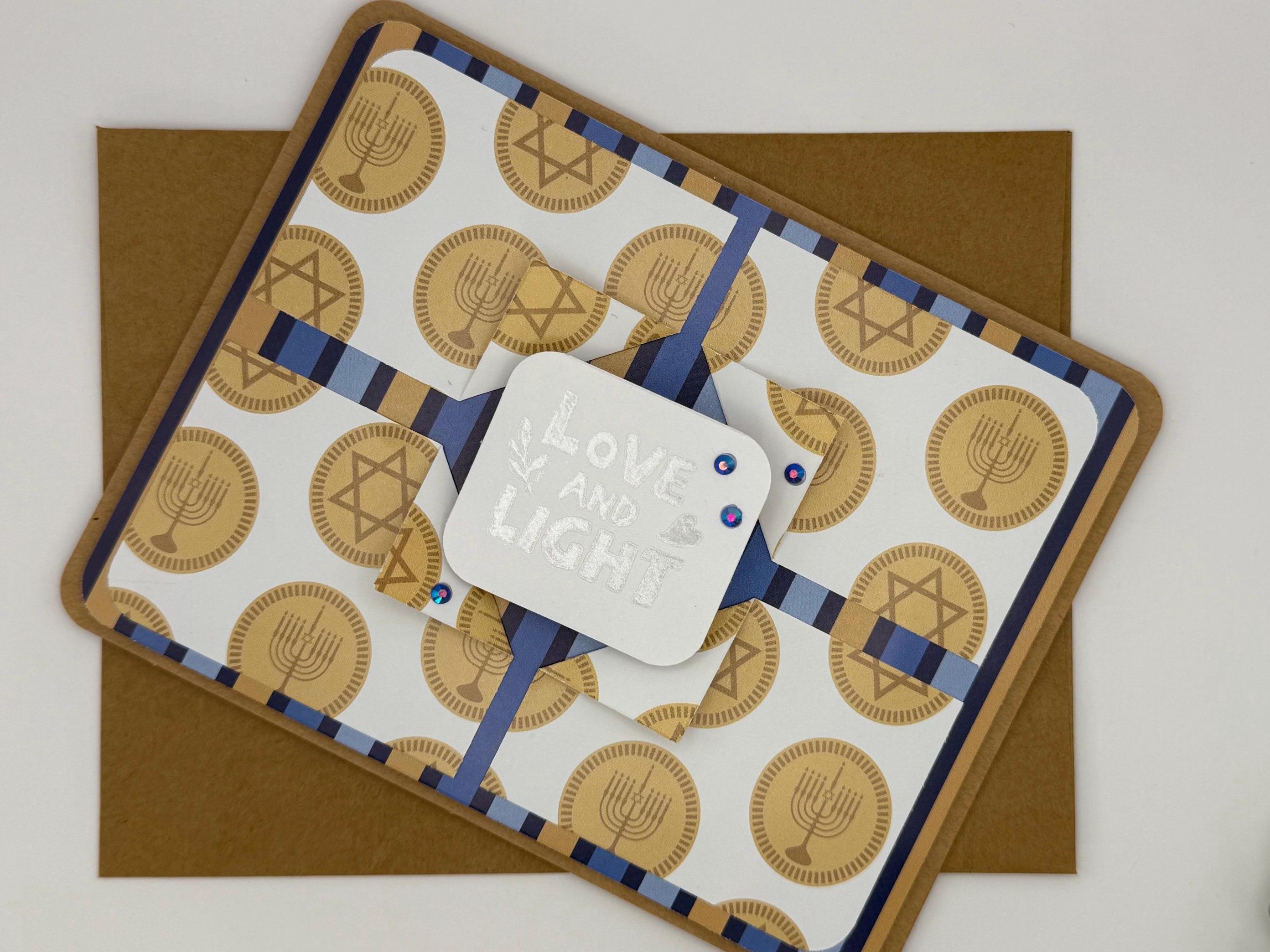 Hanukkah Wiggle Card | Love and Light Holiday Card