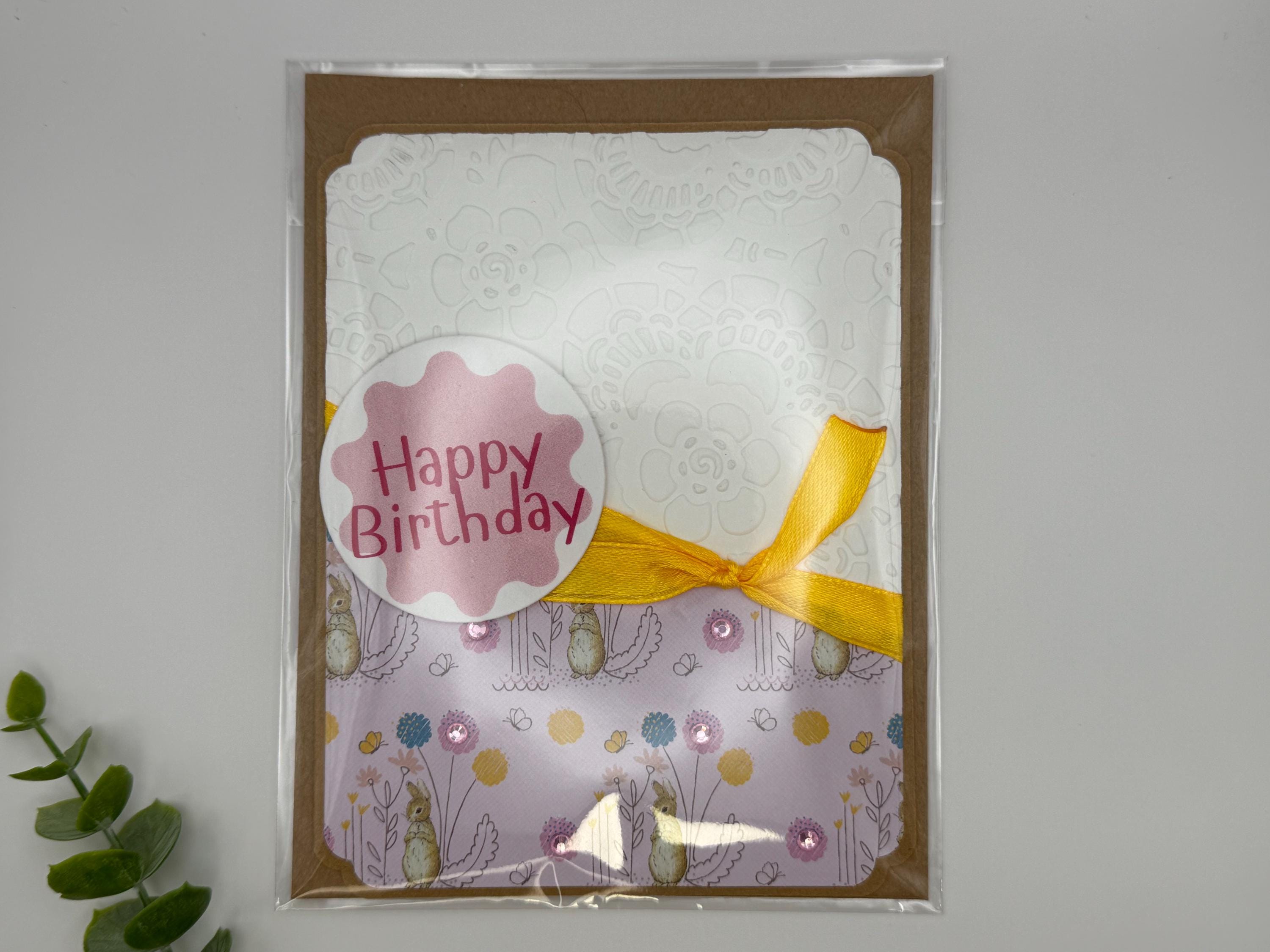 Handmade Birthday Card Set of 5 | Assorted Greeting Card Pack