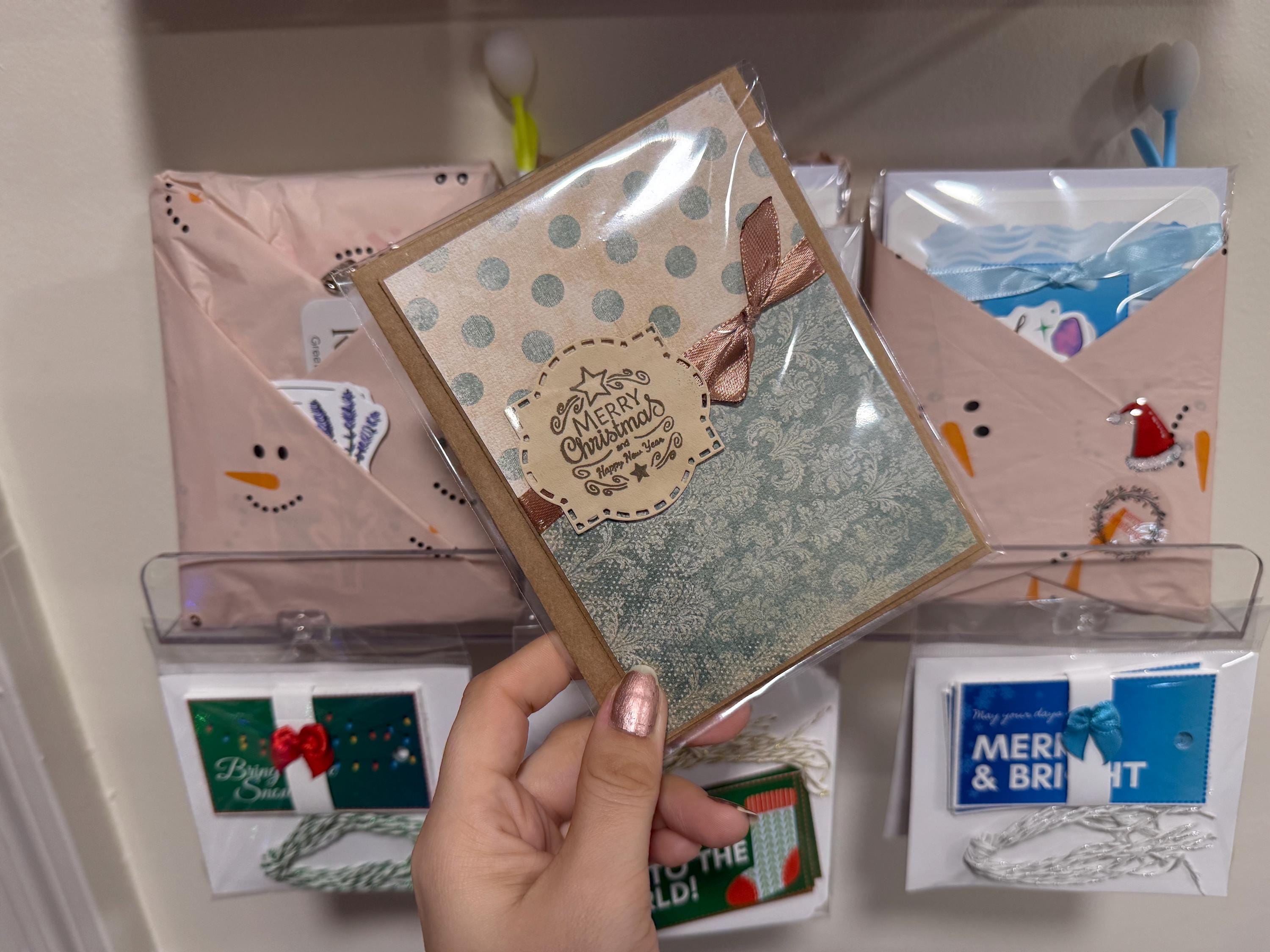 Vintage Christmas Card | Handmade Rustic Christmas Greeting