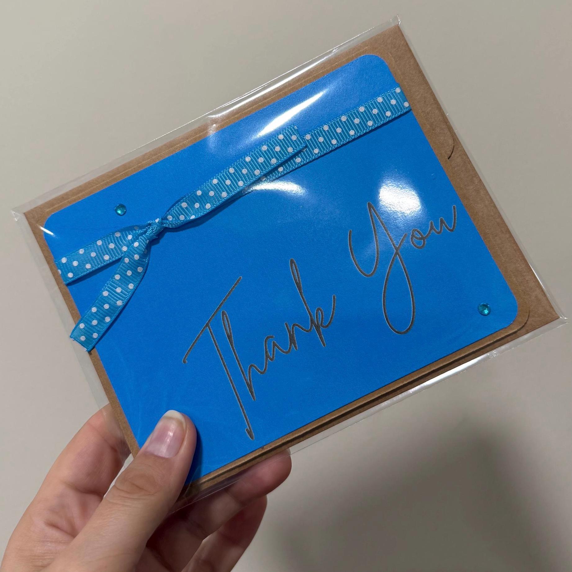 Rainbow Thank You Card Set | 6 Handmade Designs in Vibrant Colors