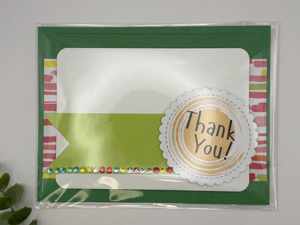 Rainbow Thank You Cards | Set of 5 Handmade Cards