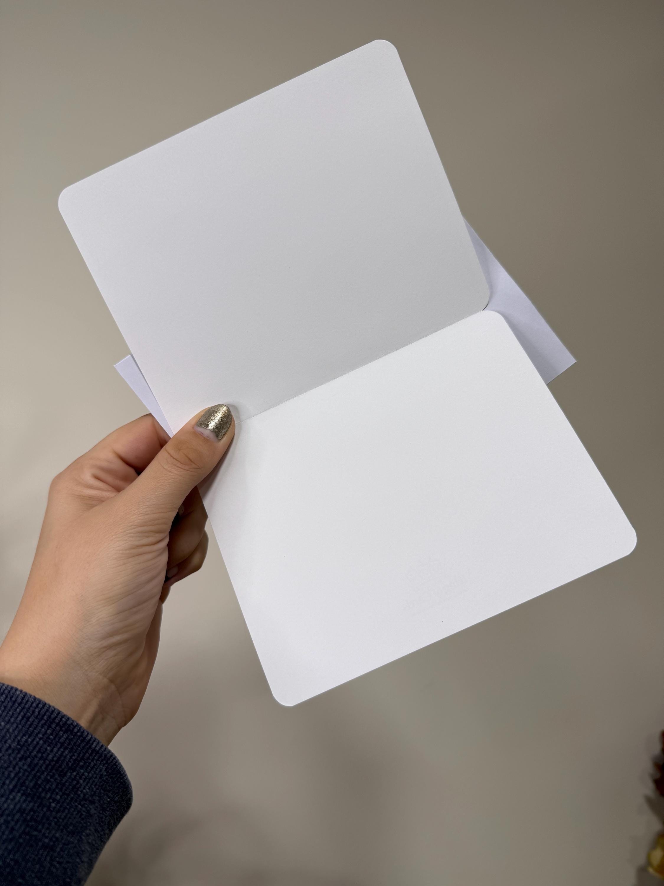 Groovy Hello Card | Handmade 70s Style Flower Greeting Card