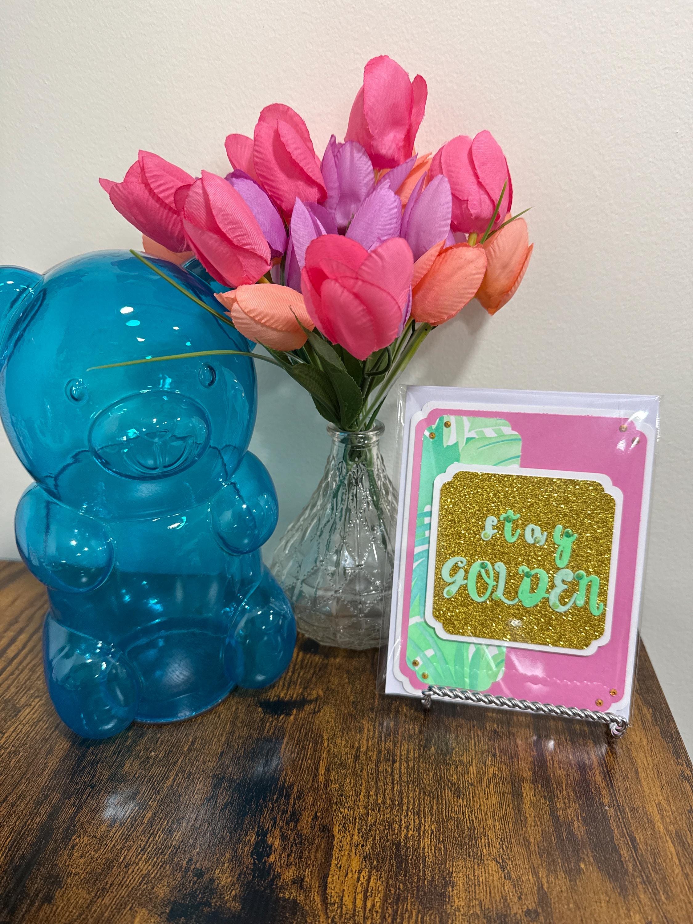 Sassy Handmade Glitter Greeting Card