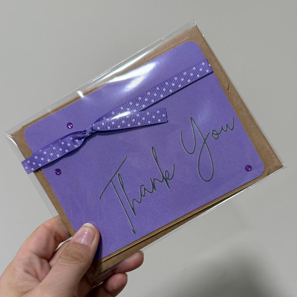 Rainbow Thank You Card Set | 6 Handmade Designs in Vibrant Colors