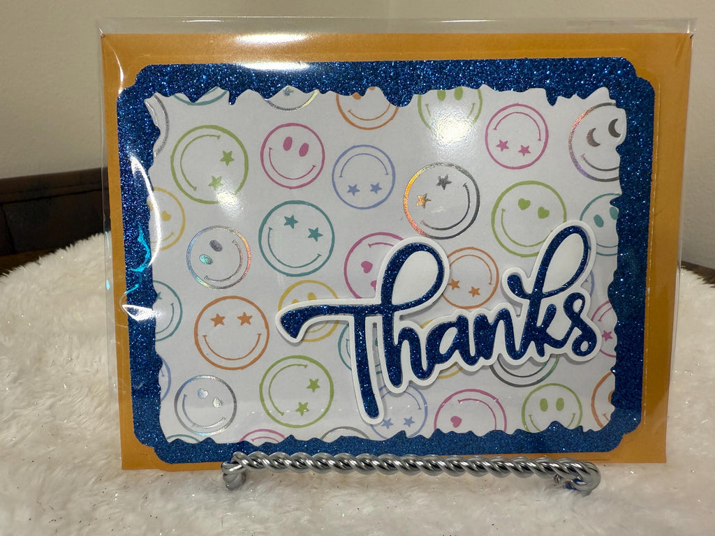 Handmade Glitter Appreciation Card – For Friend