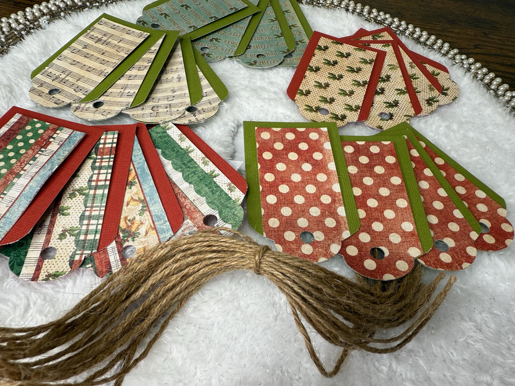 Classic Christmas Gift Tag 20 Pack | Handmade  Holiday Labels