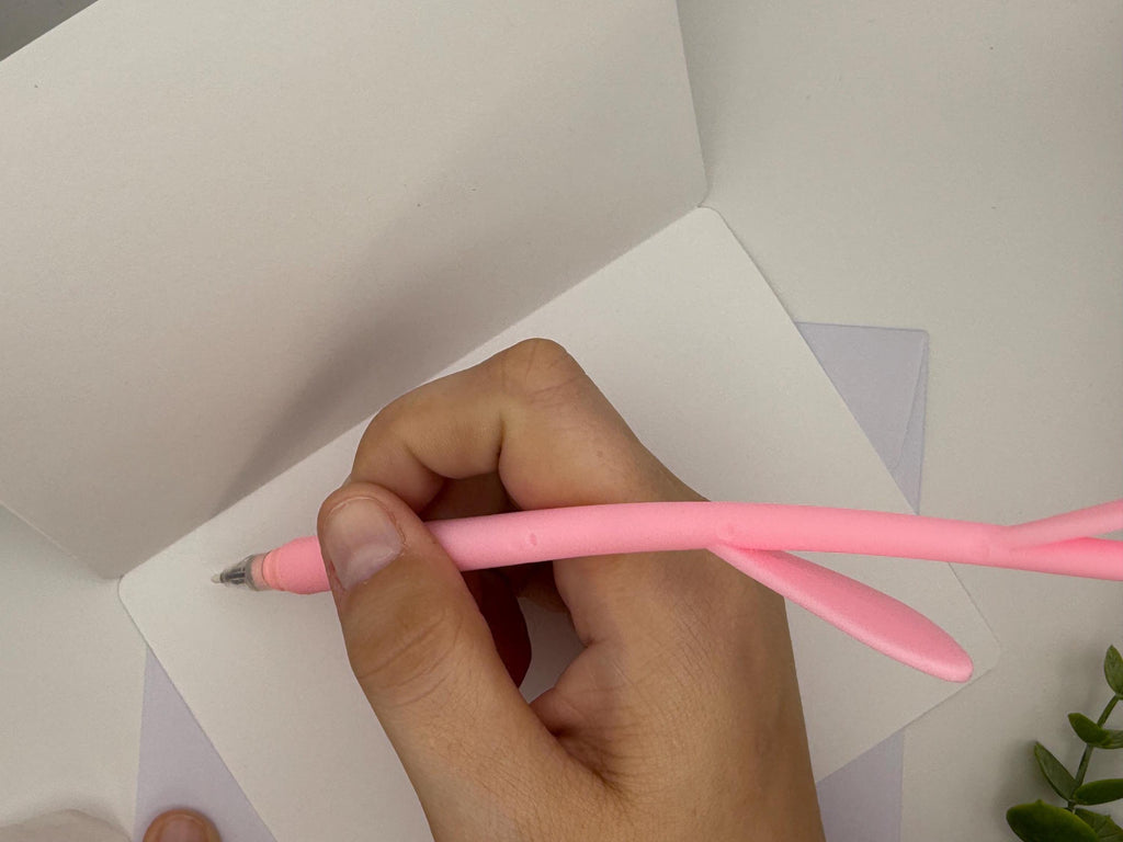 Merry & Bright Christmas Card | Handmade Shaker Holiday Card