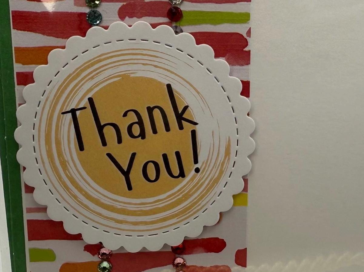 Rainbow Thank You Cards | Set of 5 Handmade Cards