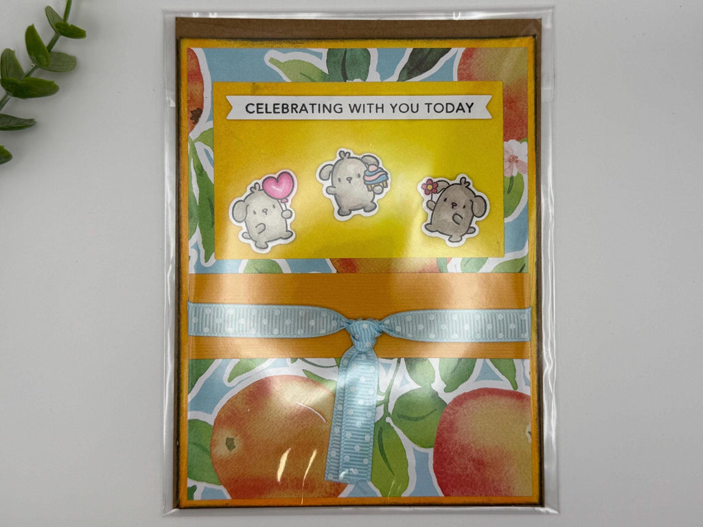 Handmade Celebration Card | Cute Dog Birthday Card