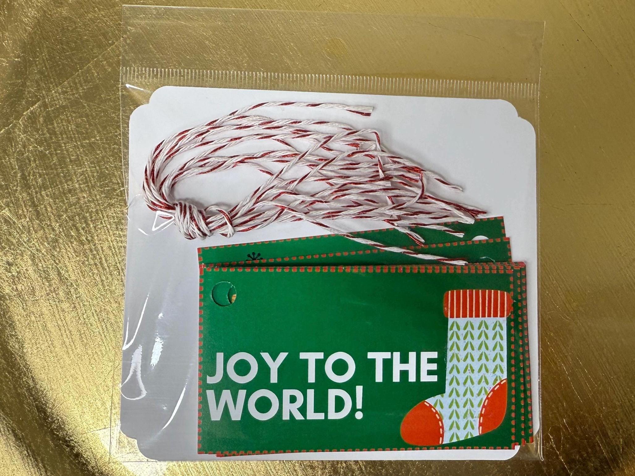 Handmade Christmas Gift Tag Set: Festive Holiday Labels