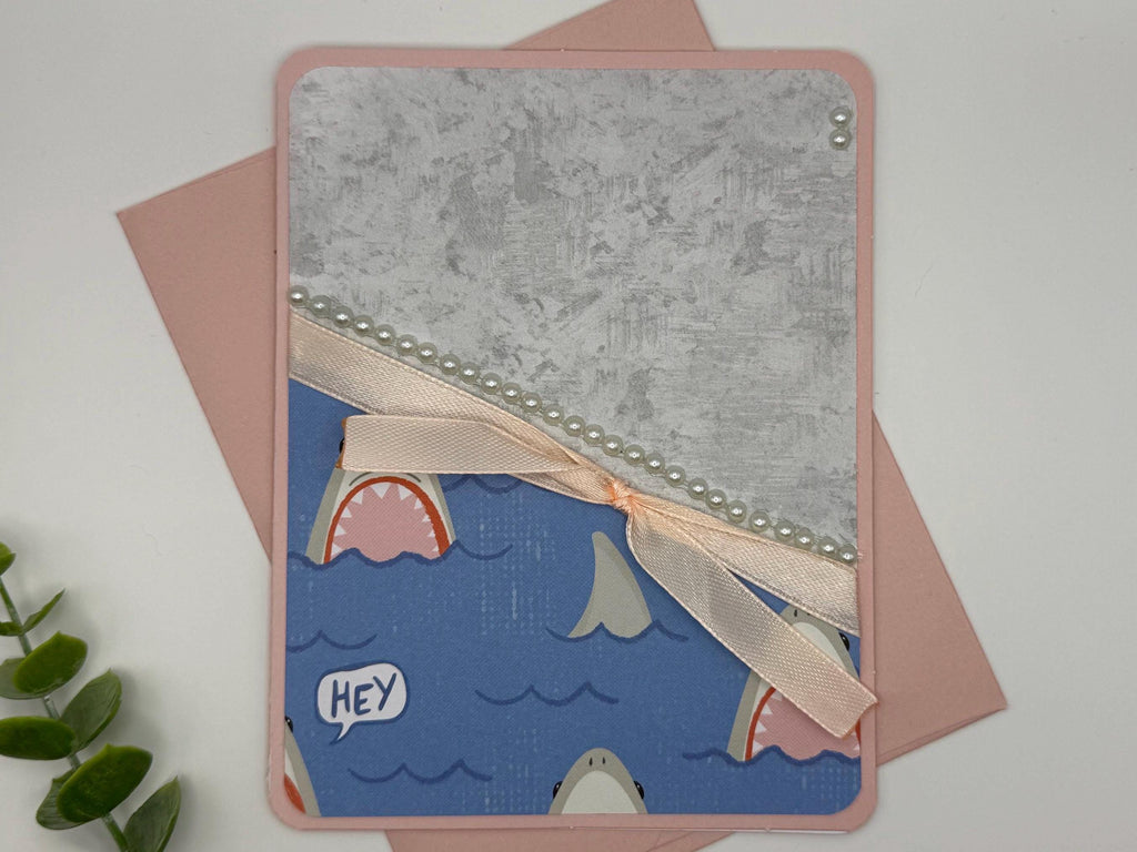 Funny Shark Card | Handmade Greeting Card