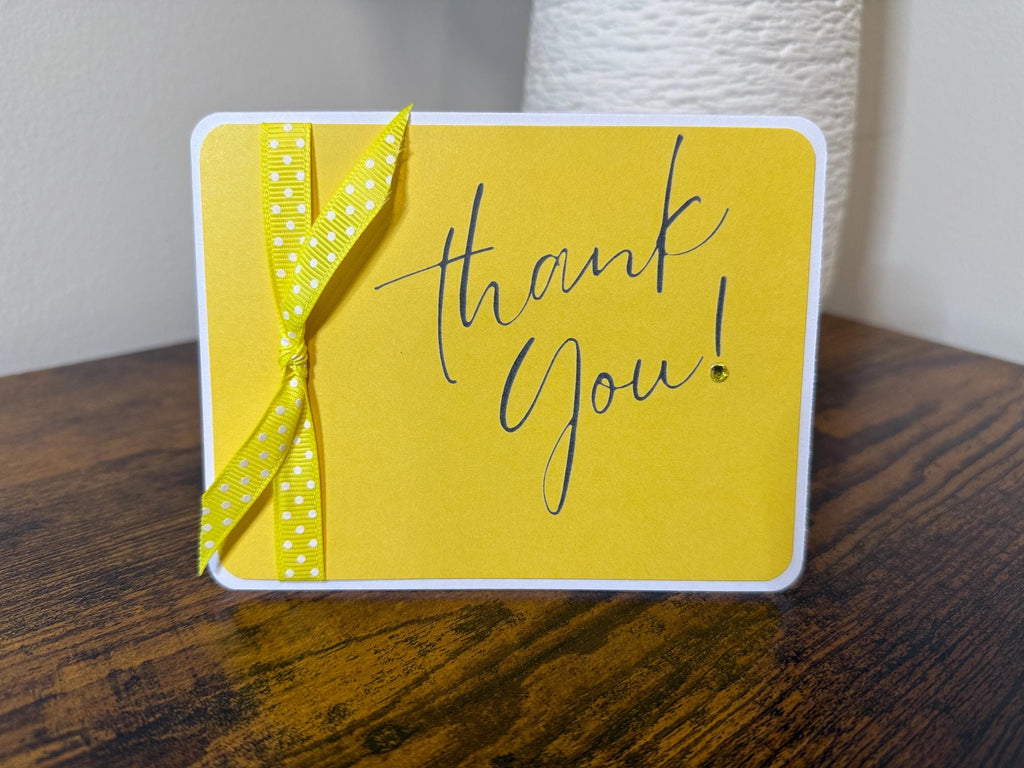 Handmade Thank You Cards | Primary Color Set of 3