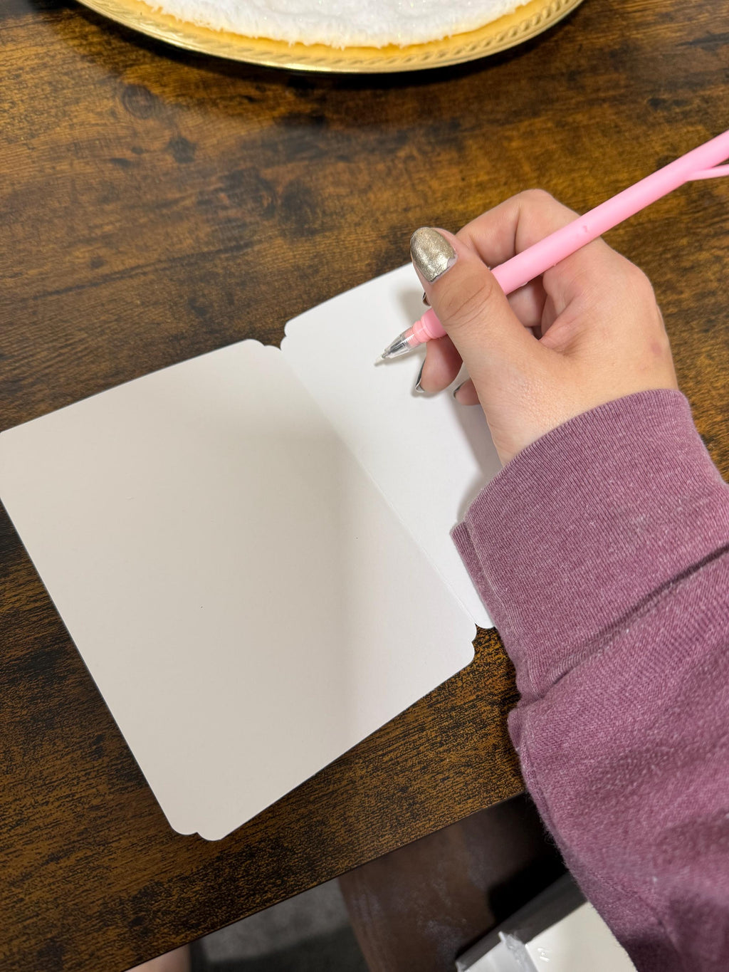 Sassy Handmade Glitter Greeting Card