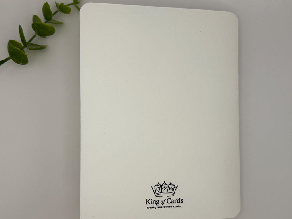 Handmade Baby Shower Greeting Card - "Your Laundry Just Got Cuter!"