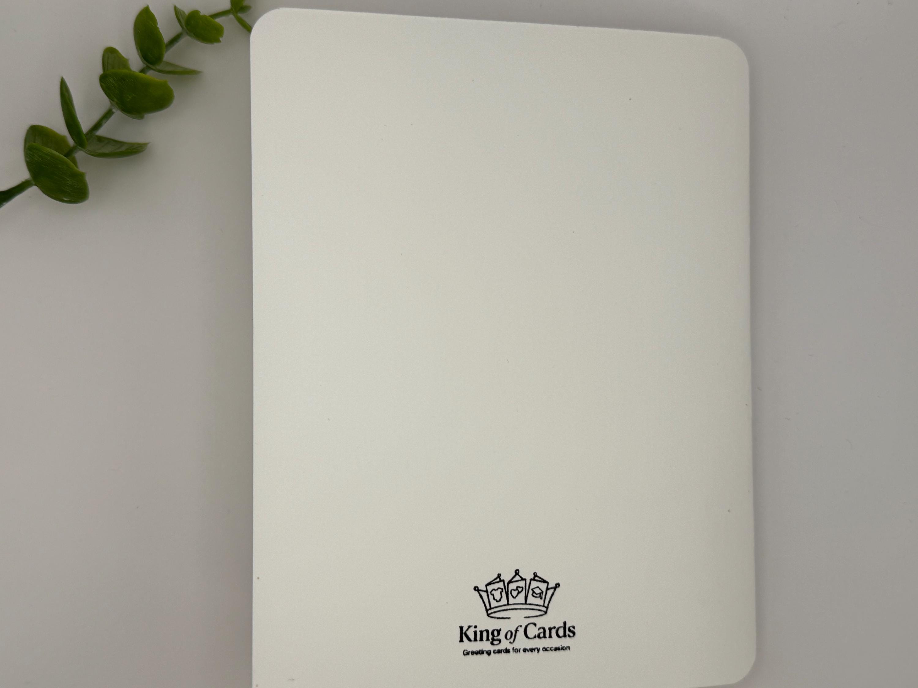 Handmade Baby Shower Greeting Card - "Your Laundry Just Got Cuter!"