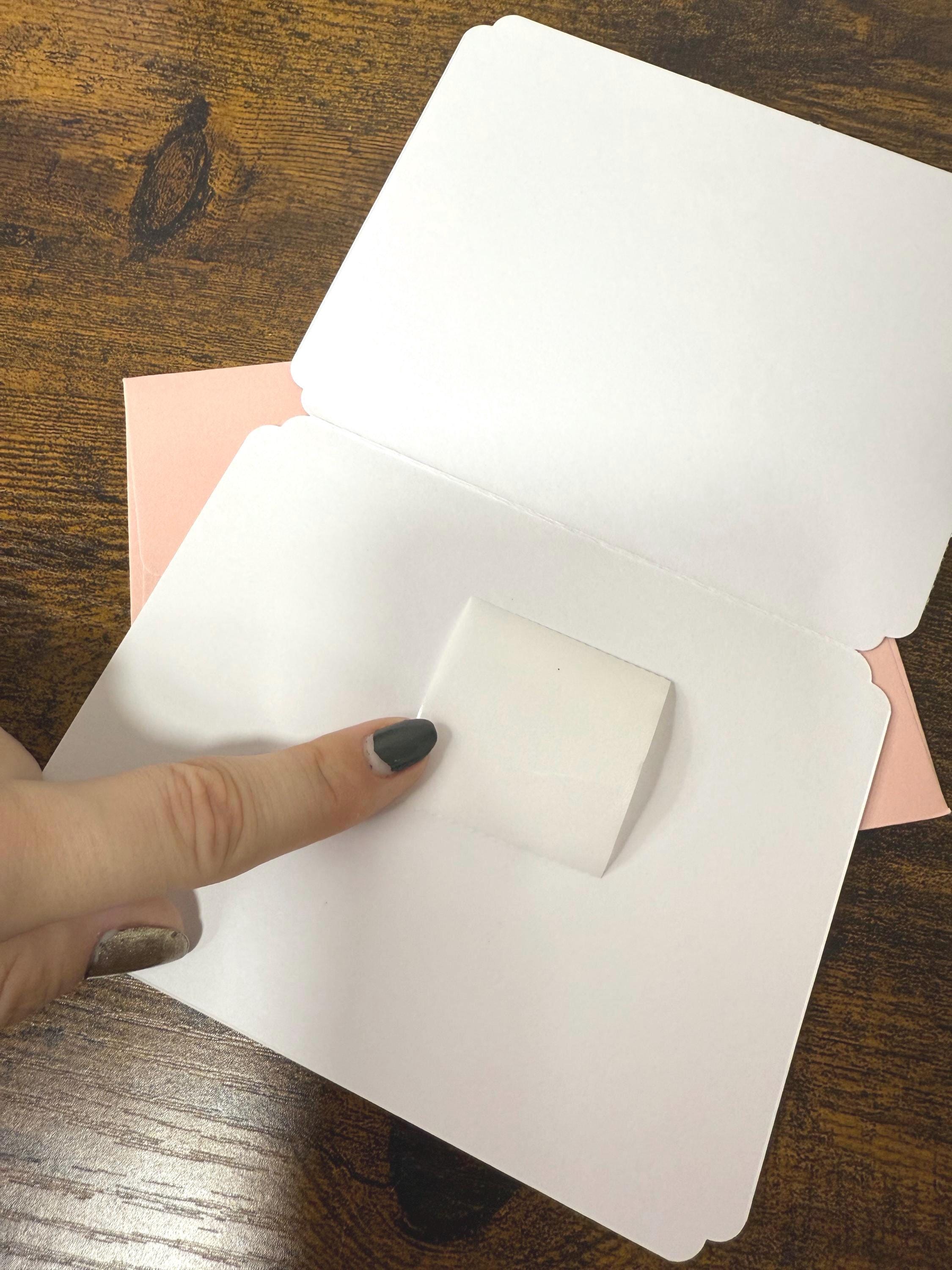 Handmade Green Glitter Thank You Card | Smiley Face Greeting Card