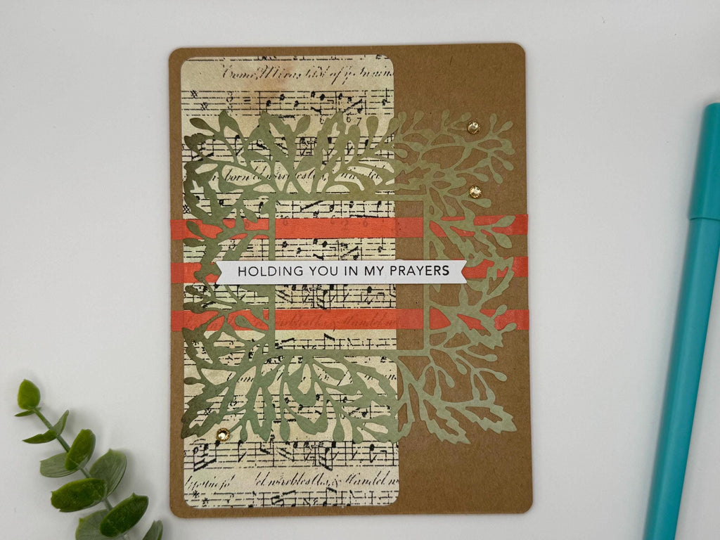 Holding You in My Prayers Greeting Card | Handmade Sympathy Note