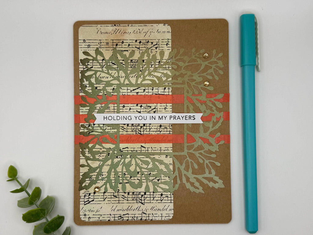 Holding You in My Prayers Greeting Card | Handmade Sympathy Note