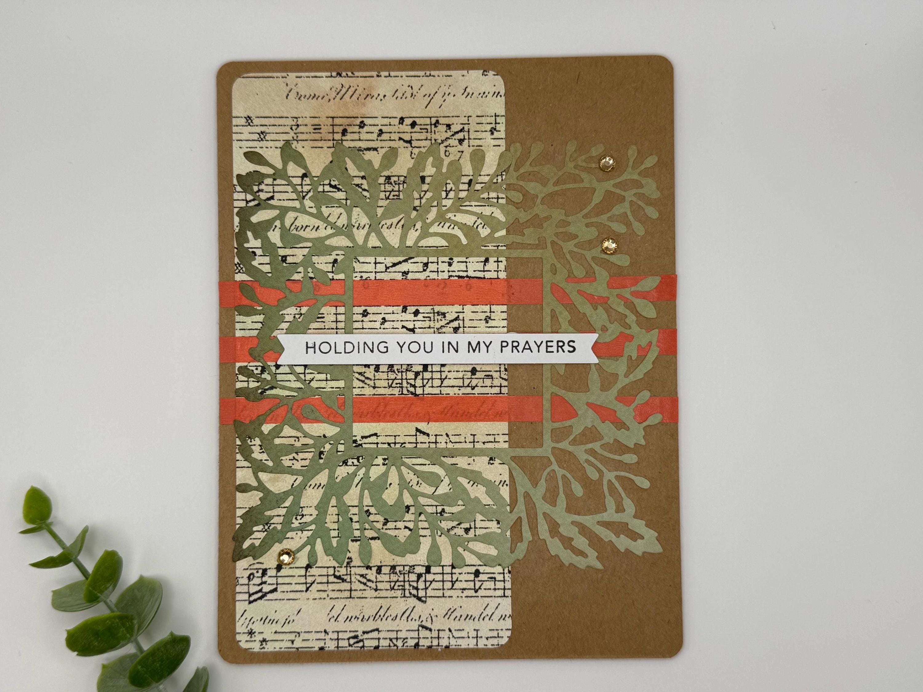 Holding You in My Prayers Greeting Card | Handmade Sympathy Note