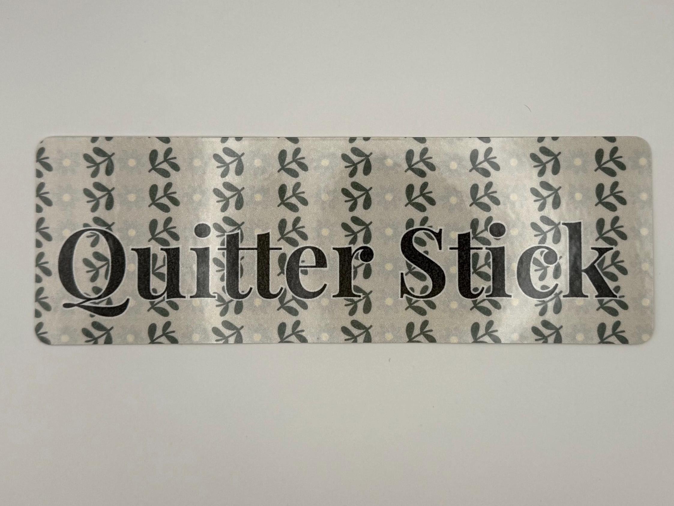5 Pack of Floral Laminate Bookmarks | Quitter Stick Design