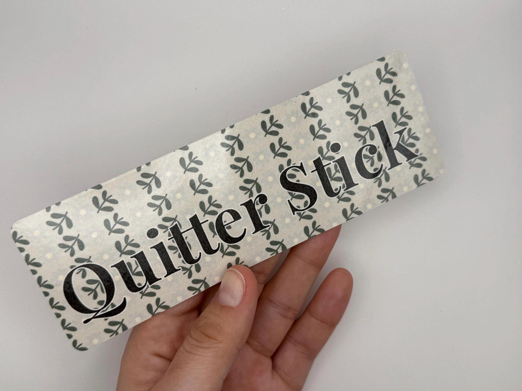 5 Pack of Floral Laminate Bookmarks | Quitter Stick Design