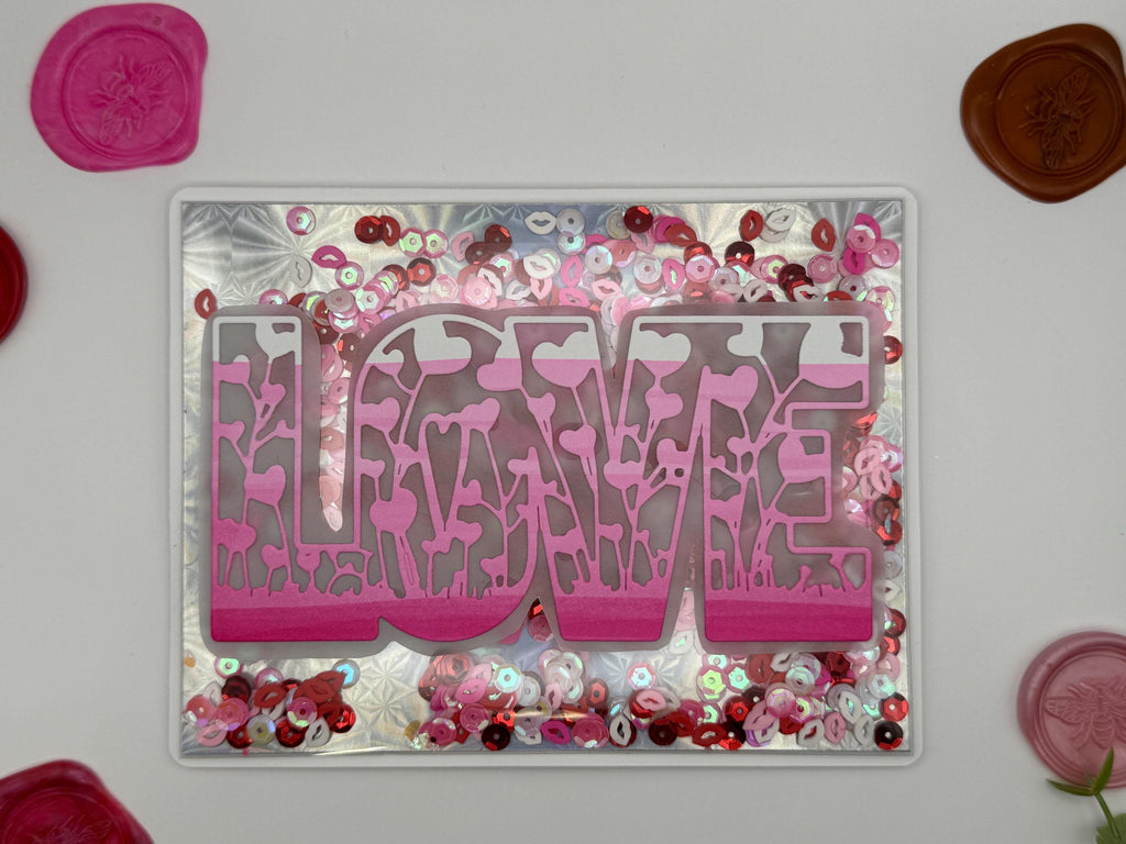 Interactive Love Shaker Card | Handmade Valentines Day Card