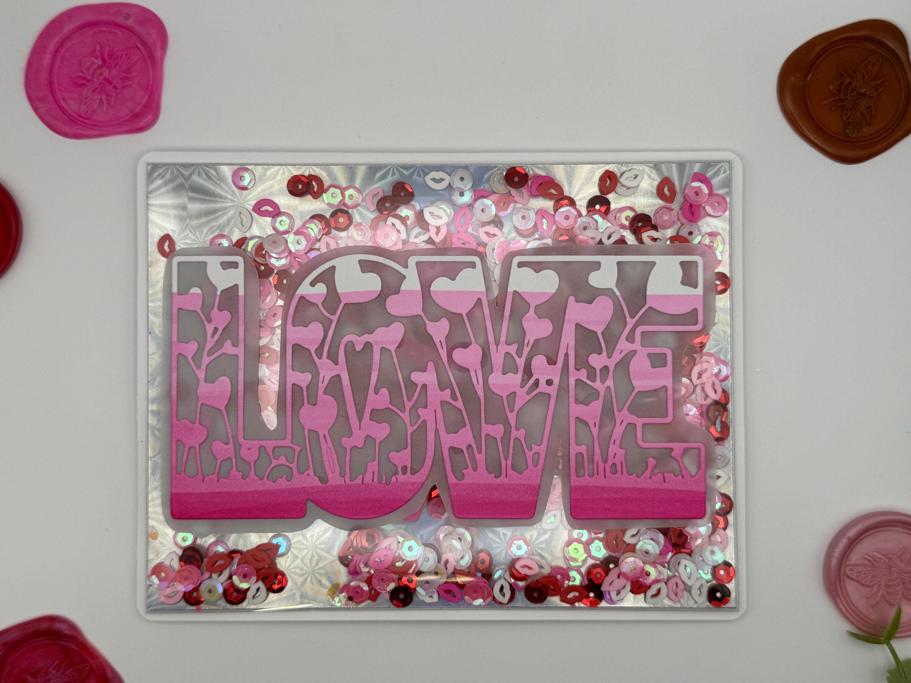 Interactive Love Shaker Card | Handmade Valentines Day Card