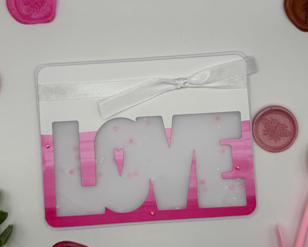 Handmade Love Shaker Card | Interactive Valentine's Day Greeting