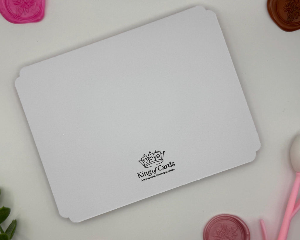 Pink Valentine's Day Card | Handmade Shaker Greeting Card