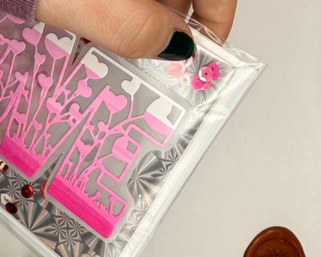 Interactive Love Shaker Card | Handmade Valentines Day Card