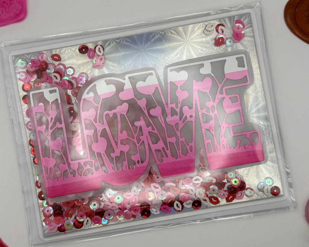 Interactive Love Shaker Card | Handmade Valentines Day Card
