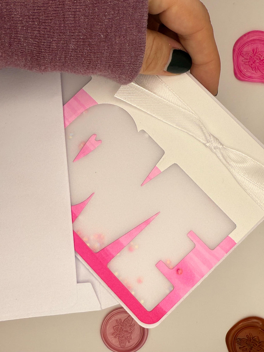 Handmade Love Shaker Card | Interactive Valentine's Day Greeting