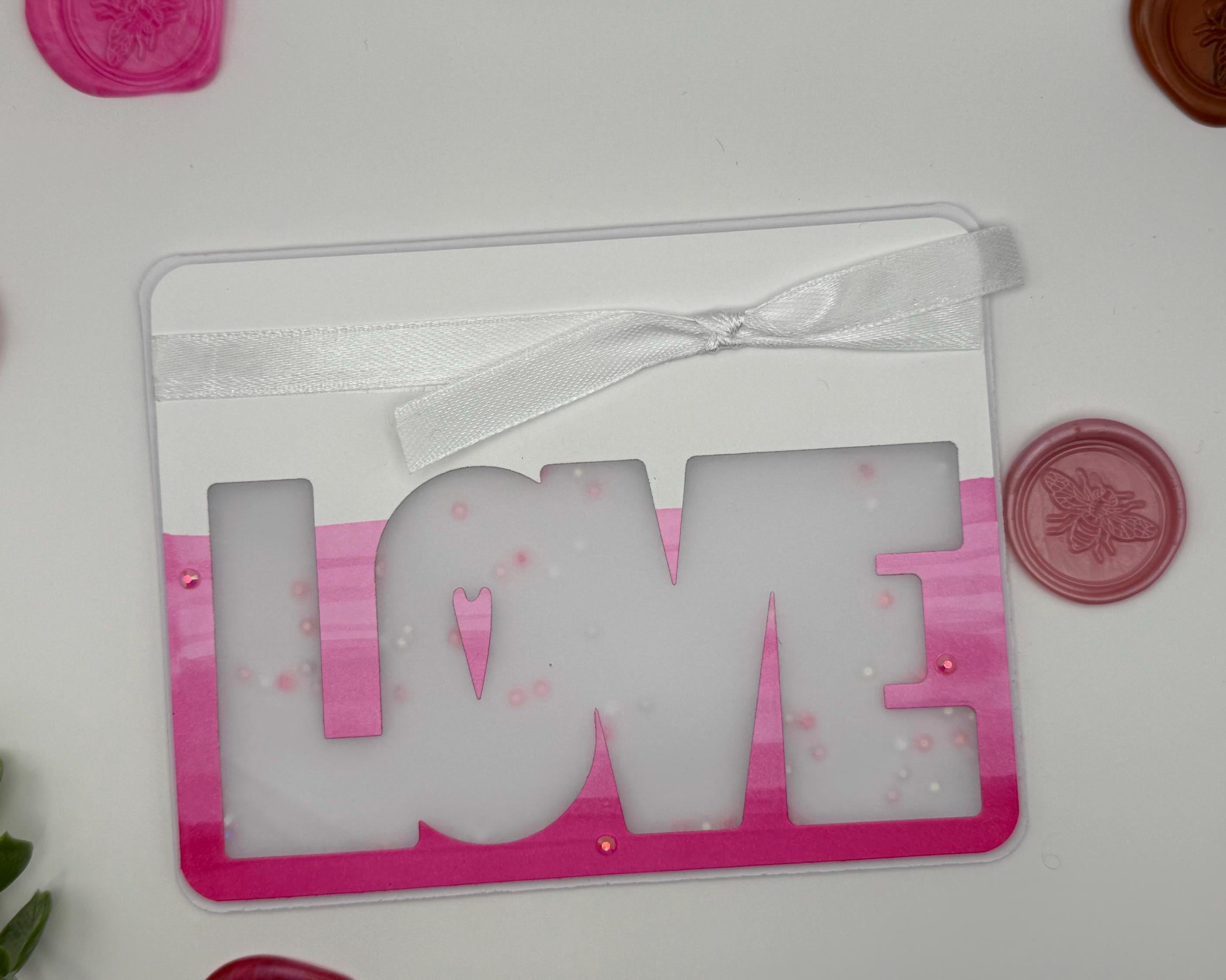 Handmade Love Shaker Card | Interactive Valentine's Day Greeting