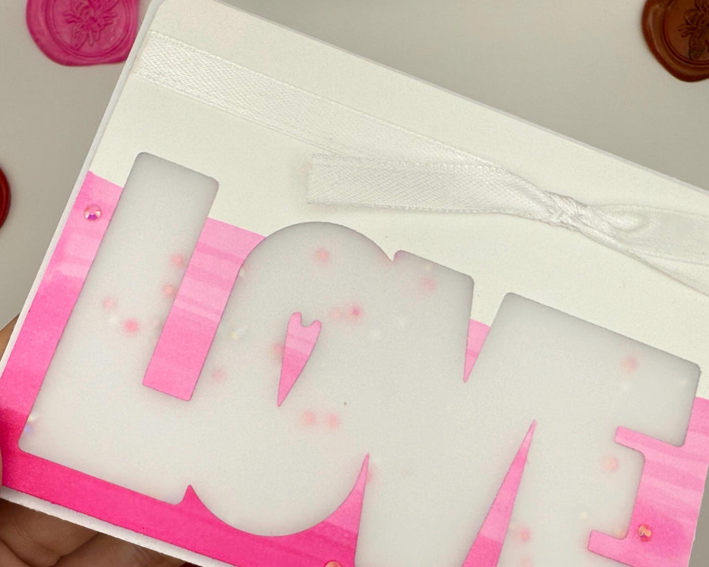 Handmade Love Shaker Card | Interactive Valentine's Day Greeting
