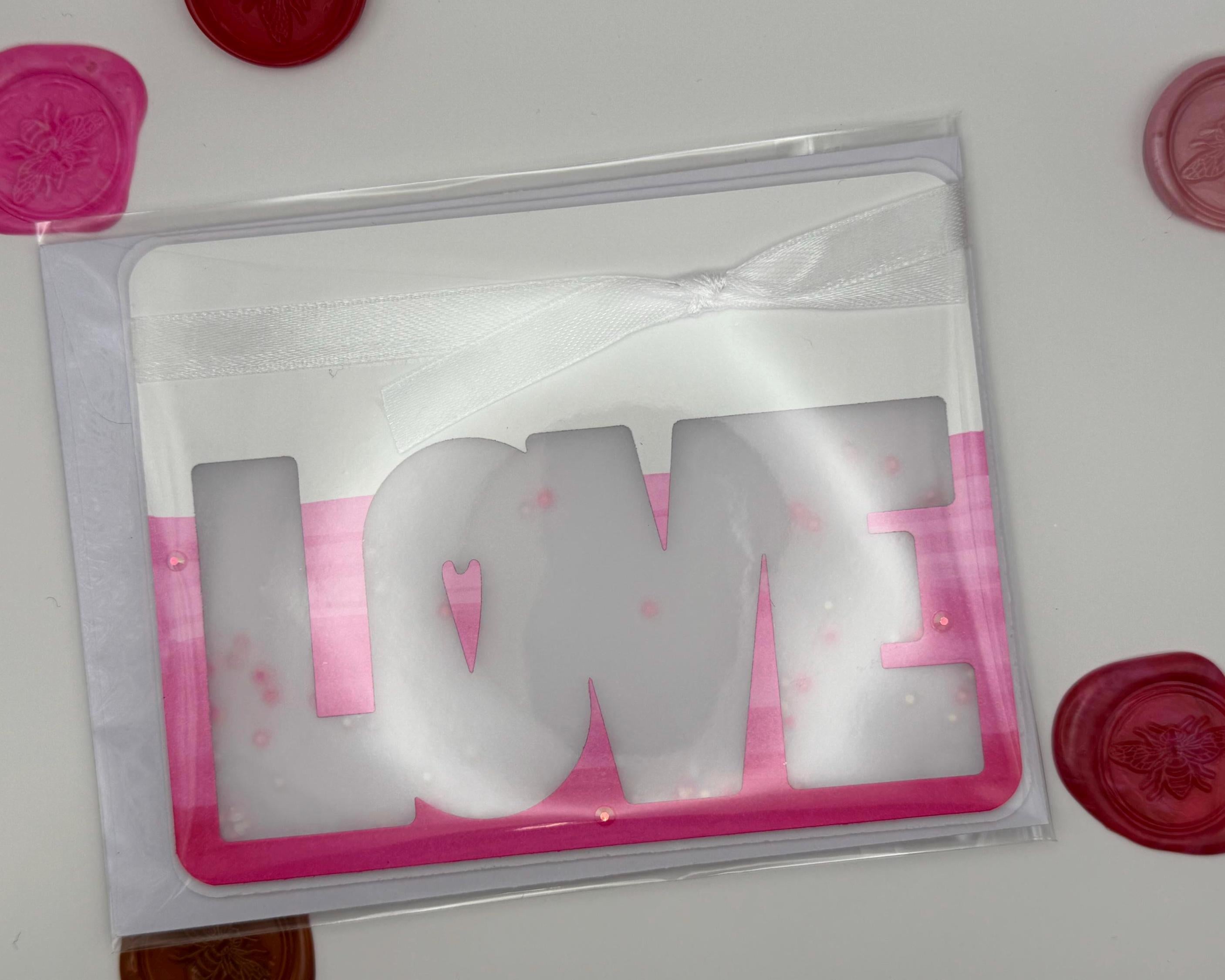 Handmade Love Shaker Card | Interactive Valentine's Day Greeting