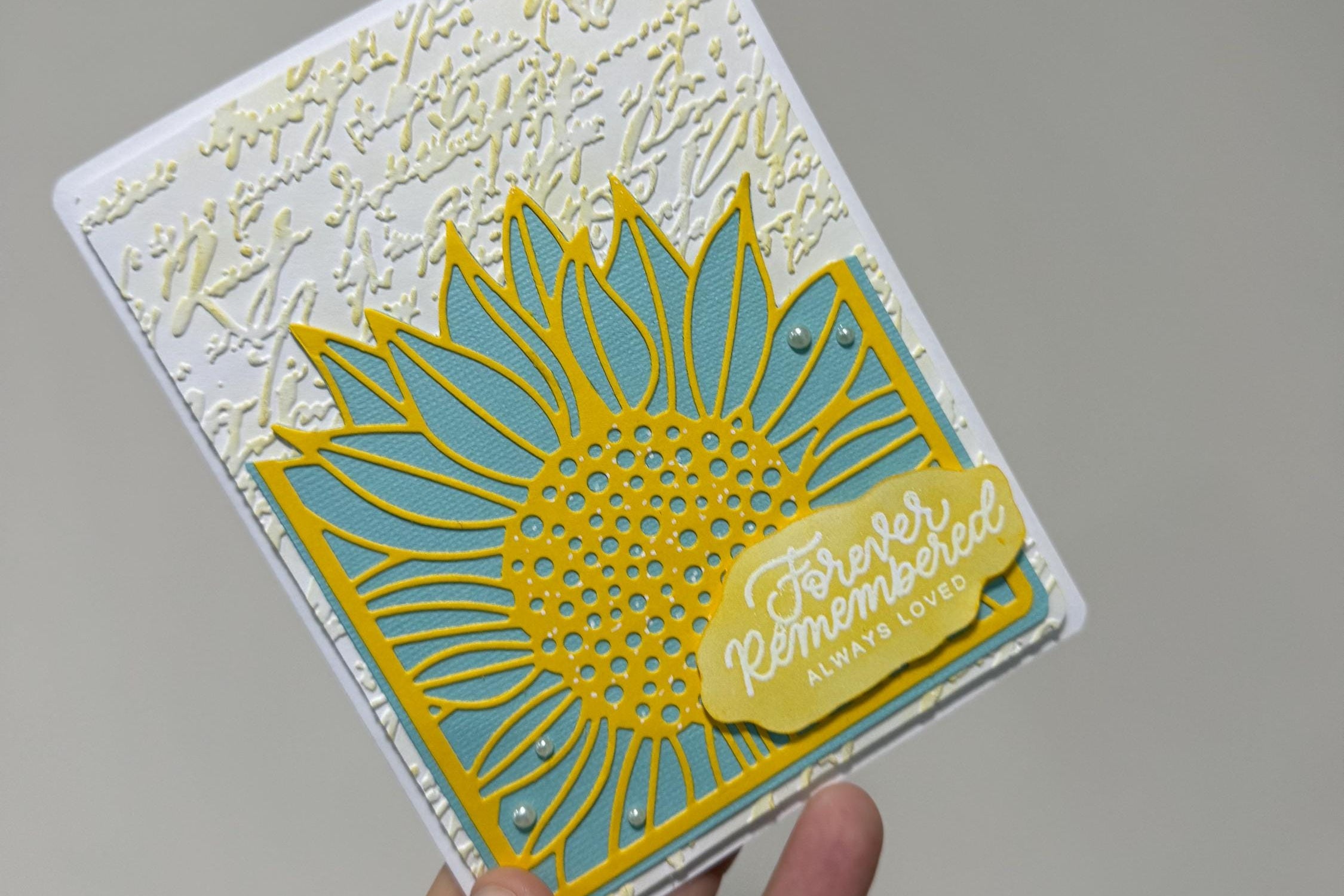 You are Remembered Greeting Card | Handmade Sympathy Note