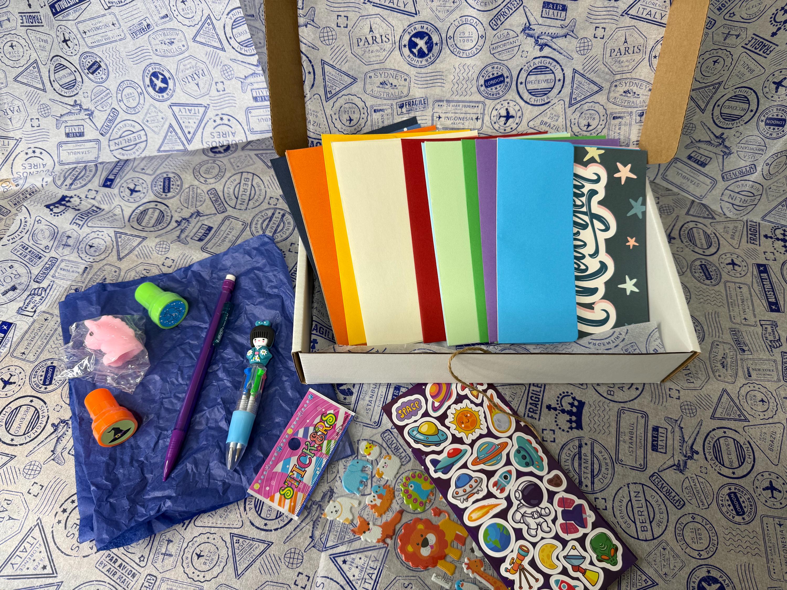 Chileren’s Pen Pal Kit | Kid’s Stationary Set